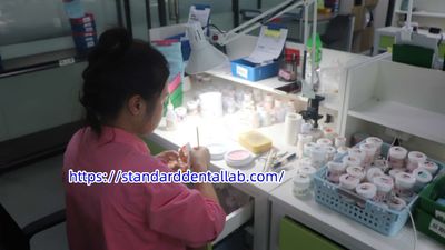 Standard Dental Lab Co., Limited 製造者の生産ライン