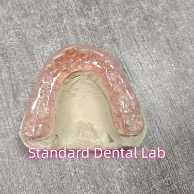 ピンクコンボ 歯科ナイトガード 柔らかく 硬く 輝く